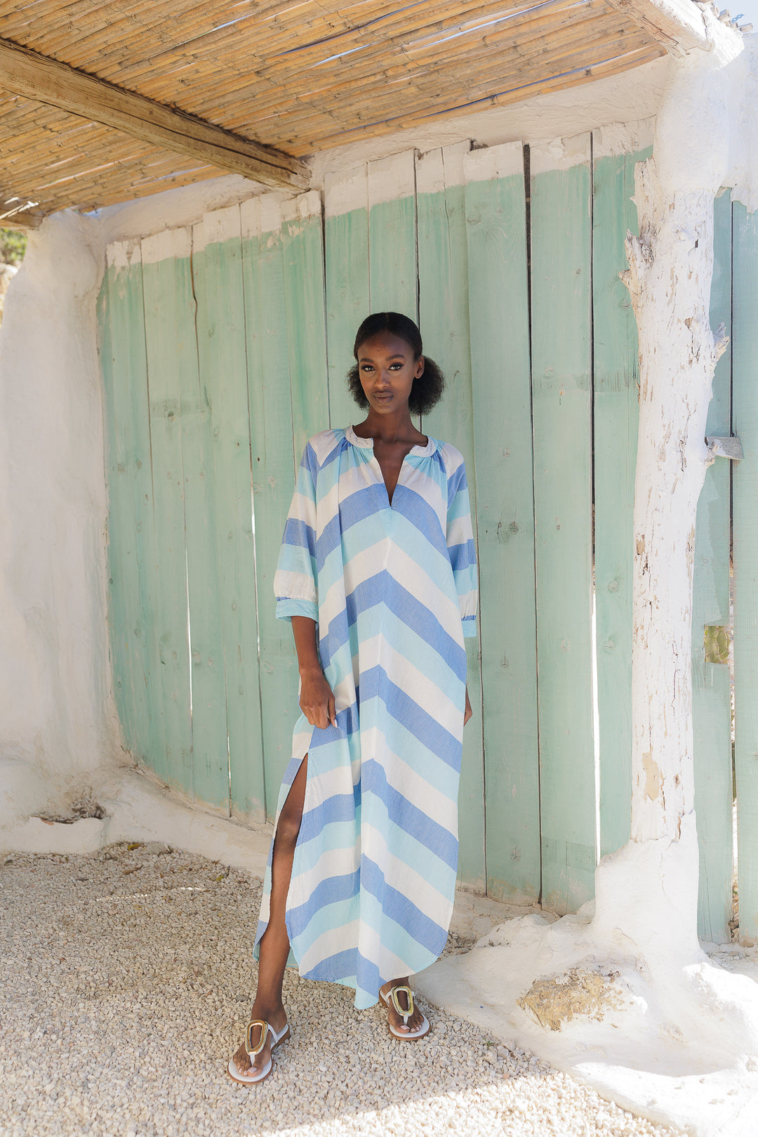 Aphaia Resort -  Naxos Blue Maxi Dress