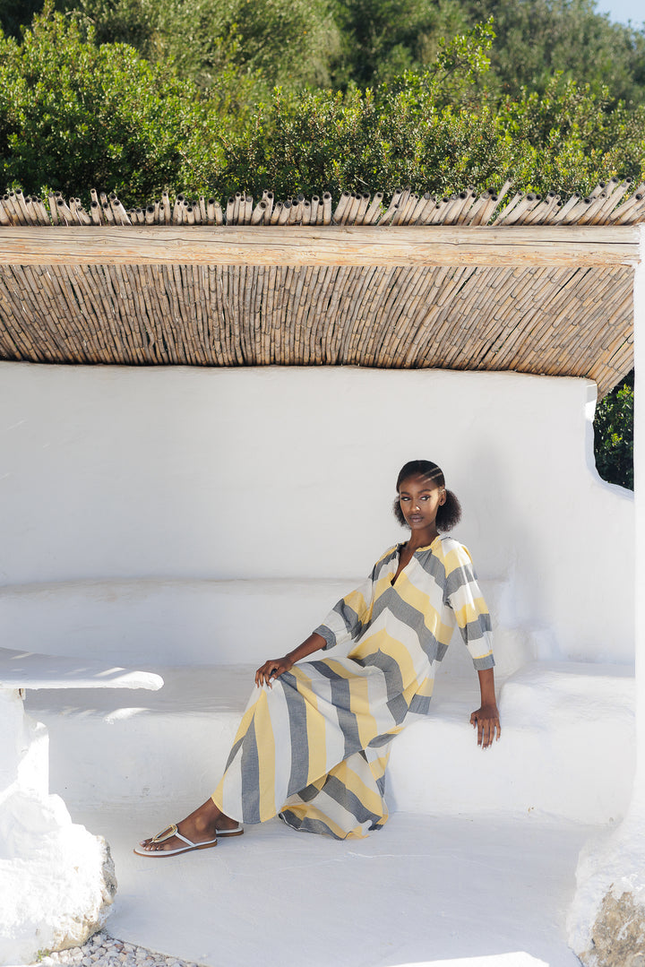 Aphaia Resort -  Naxos Yellow Maxi Dress