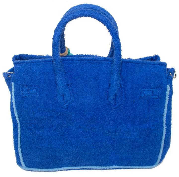 Seaside Terrycloth Tote - Cobalt Small