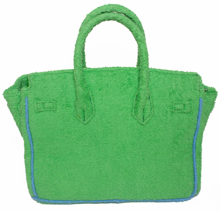 Seaside Terrycloth Tote - Lime Small