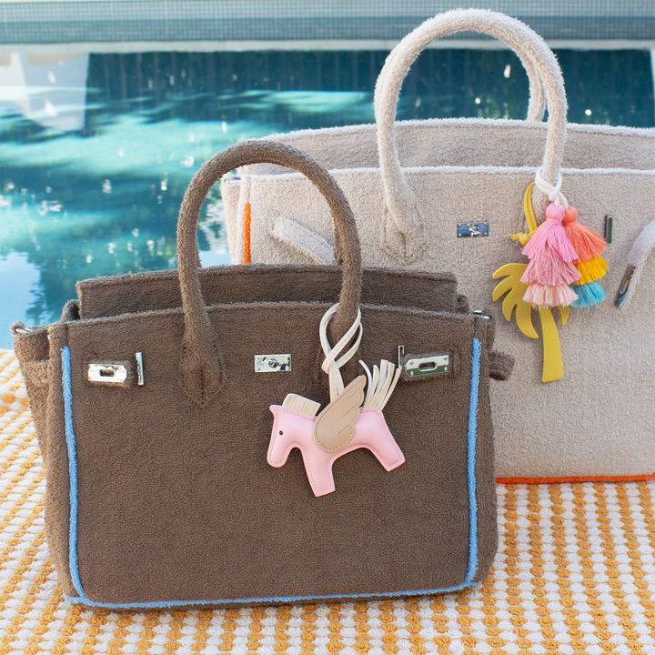 Seaside Terrycloth Tote - Tobacco Small