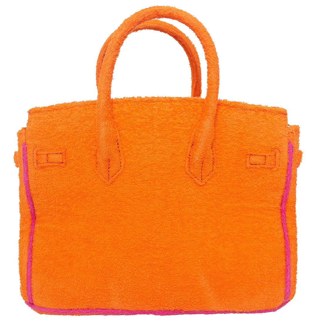 Seaside Terrycloth Tote - Orange Peel Small