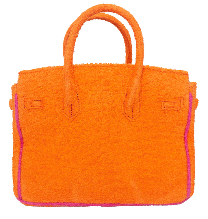 Seaside Terrycloth Tote - Orange Peel Small