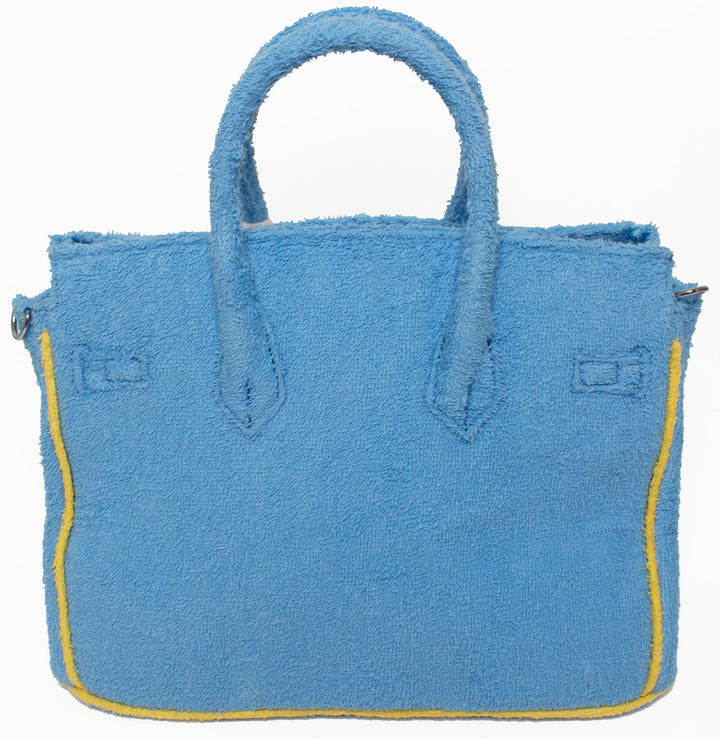Seaside Terrycloth Tote - Sky Blue Small
