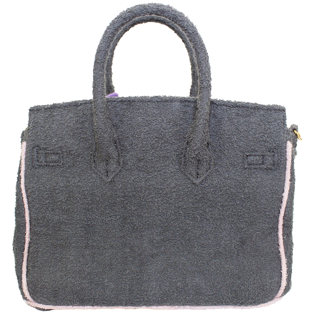 Seaside Terrycloth Tote - Slate Grey Small