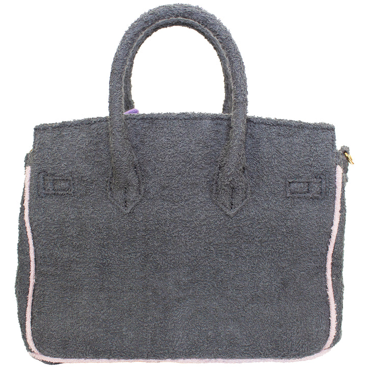 Seaside Terrycloth Tote - Slate Grey Small