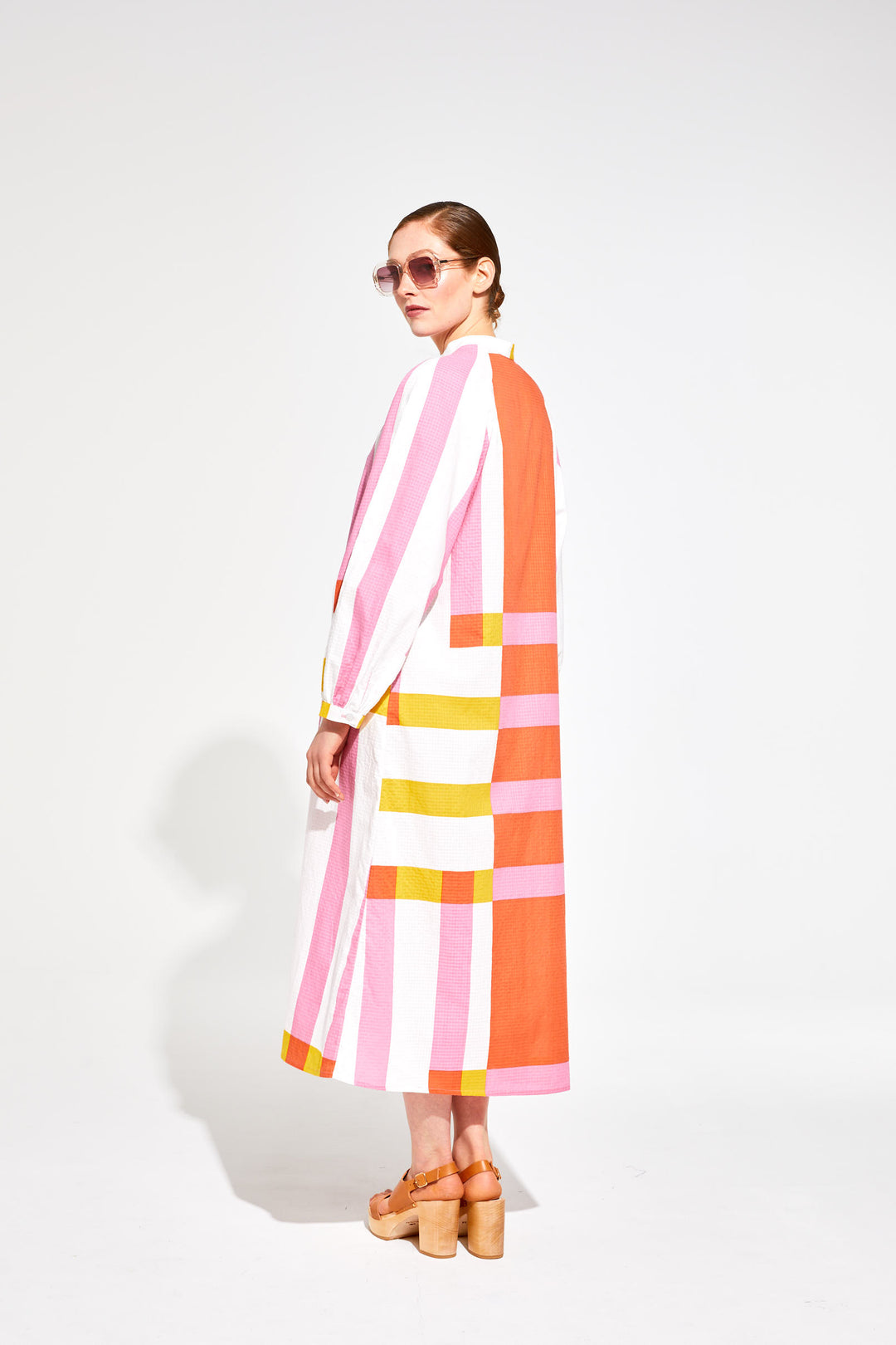 Allie Pink Colorblock Dress
