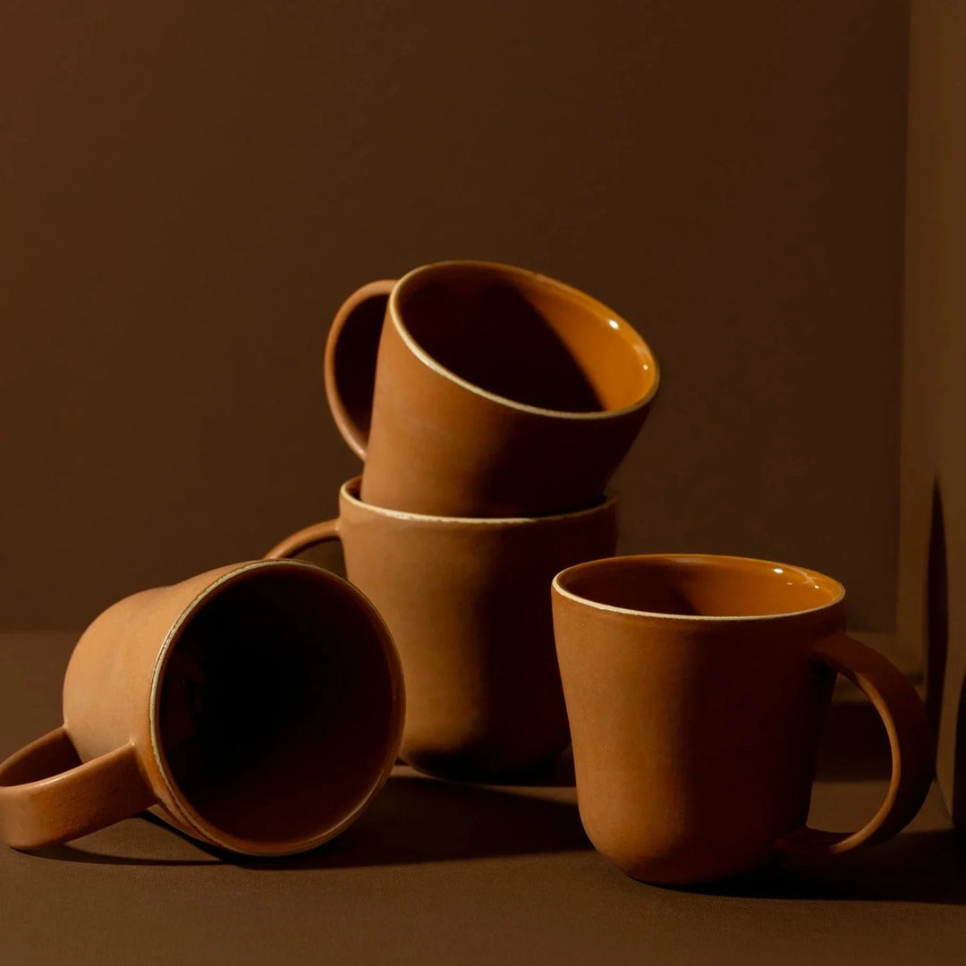 S/4 Tunisian Mug - Terracotta