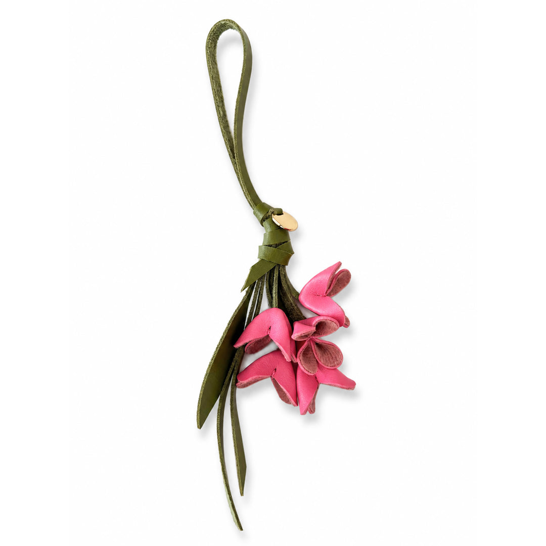 Falling Orchid Flower Charm