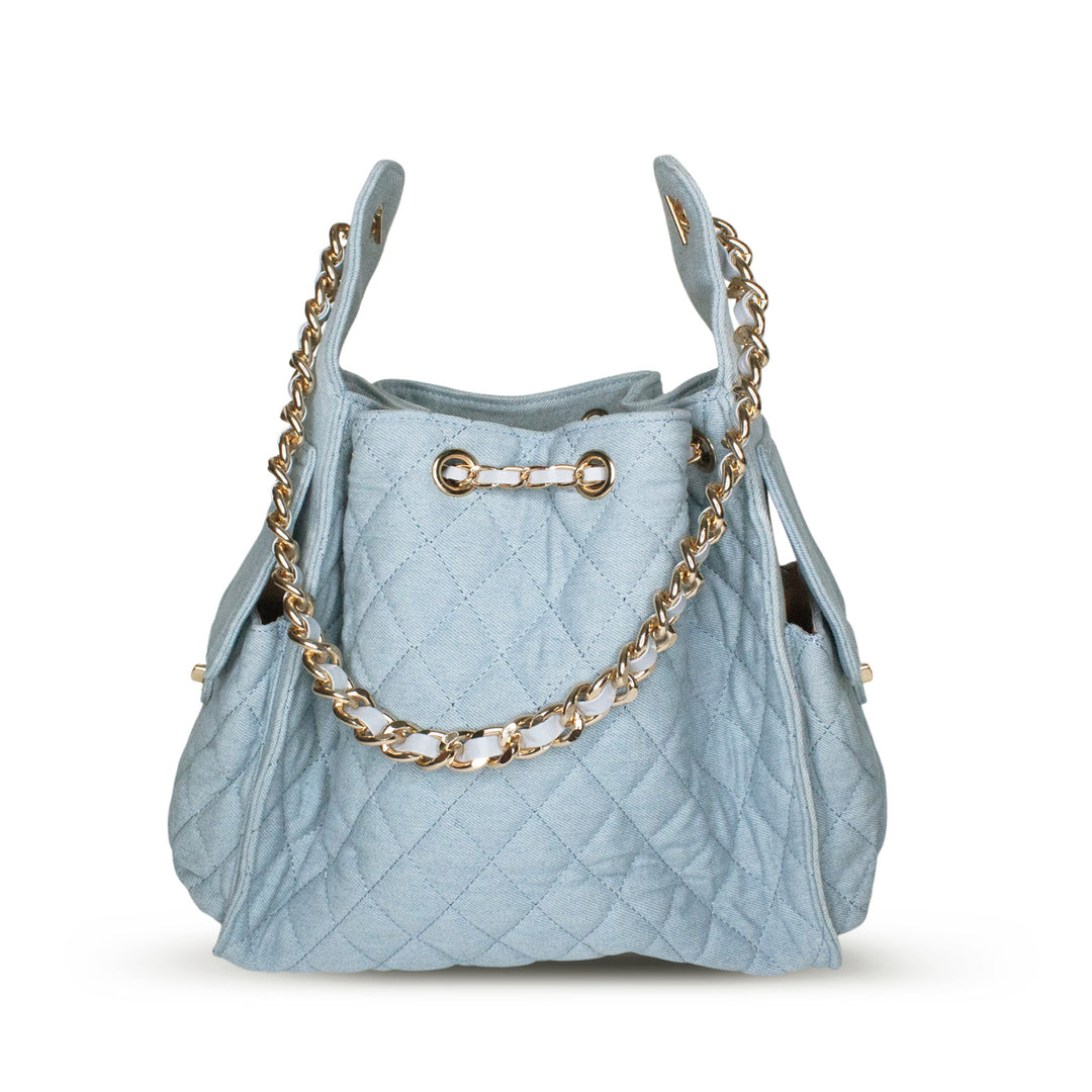Bayshore Bucket Small - Light Wash Denim