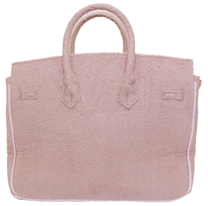 Seaside Terrycloth Tote - Dusty Rose Large