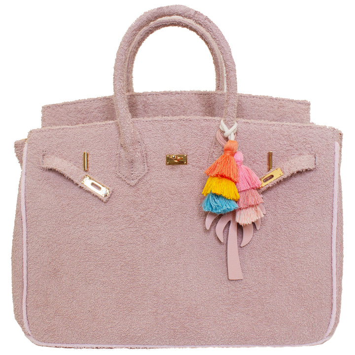 Seaside Terrycloth Tote - Dusty Rose Large