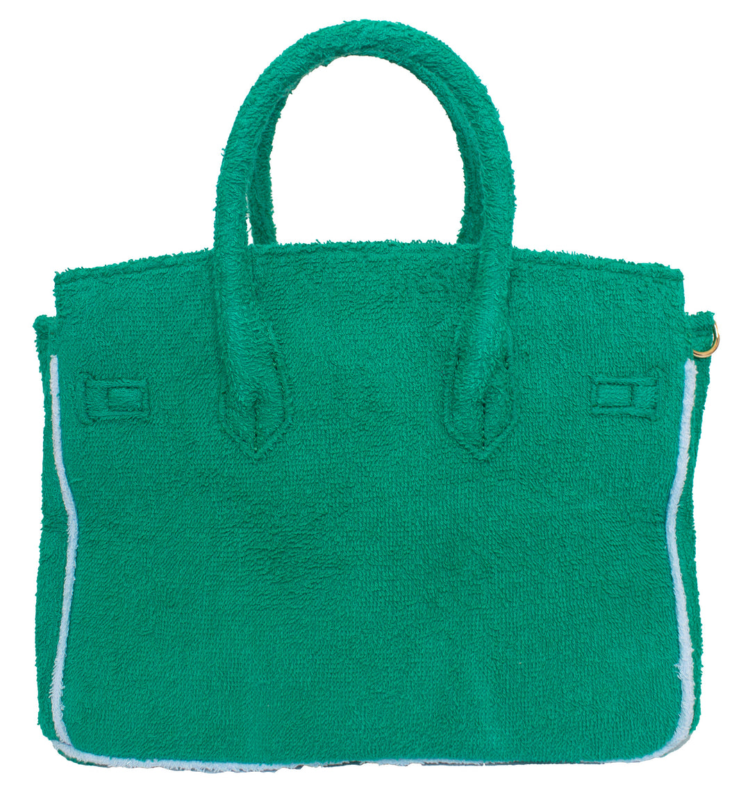 Seaside Terrycloth Tote - Emerald Green Small
