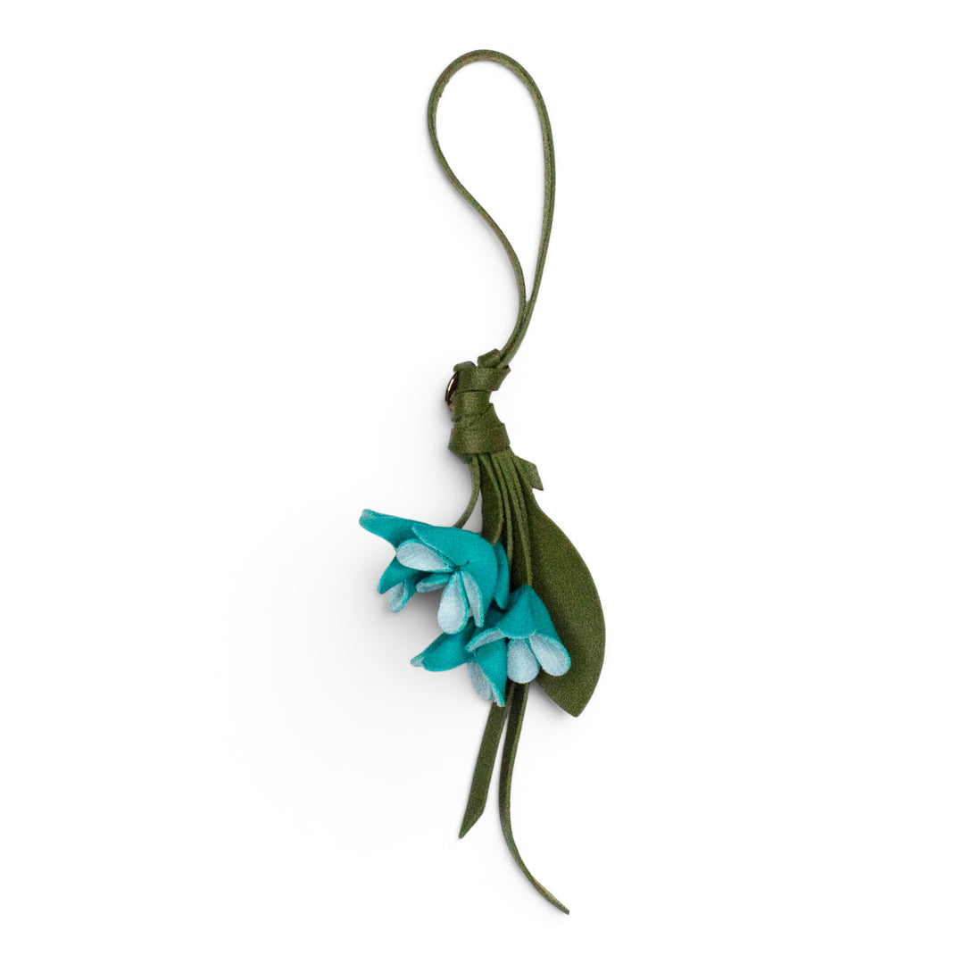 Falling Orchid Flower Charm