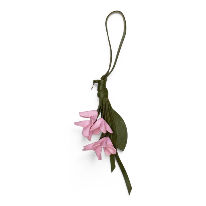 Falling Orchid Flower Charm