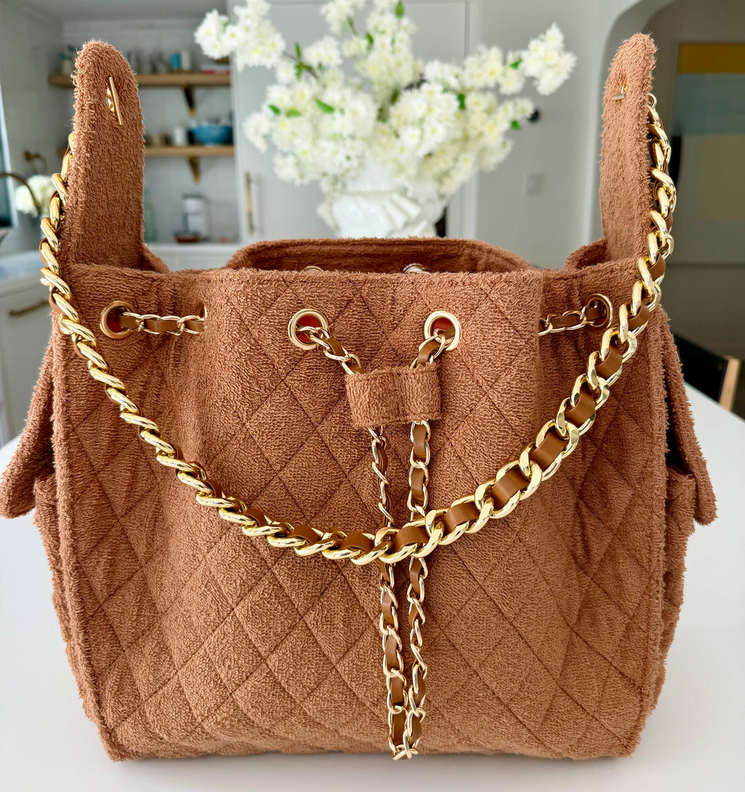 Bayshore Bucket Bag - Camel
