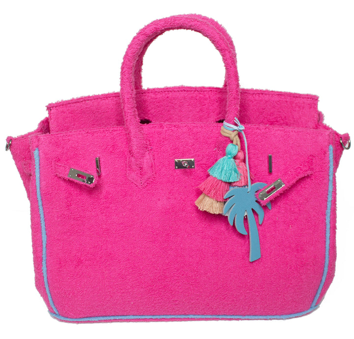 Seaside Terry Tote - Fuchsia Large