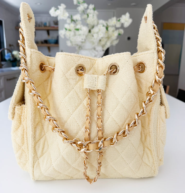Bayshore Bucket Bag Small -    Butter Yellow