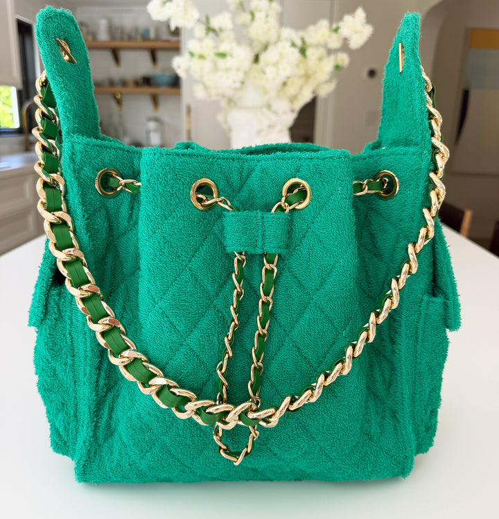 Bayshore Bucket Bag Small -   Kelly Green
