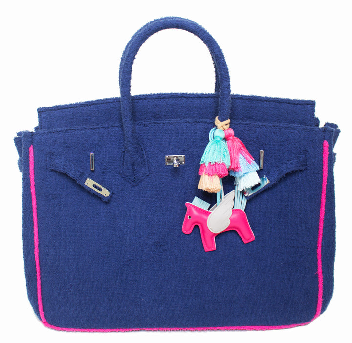 Seaside Terry Tote - Navy Large