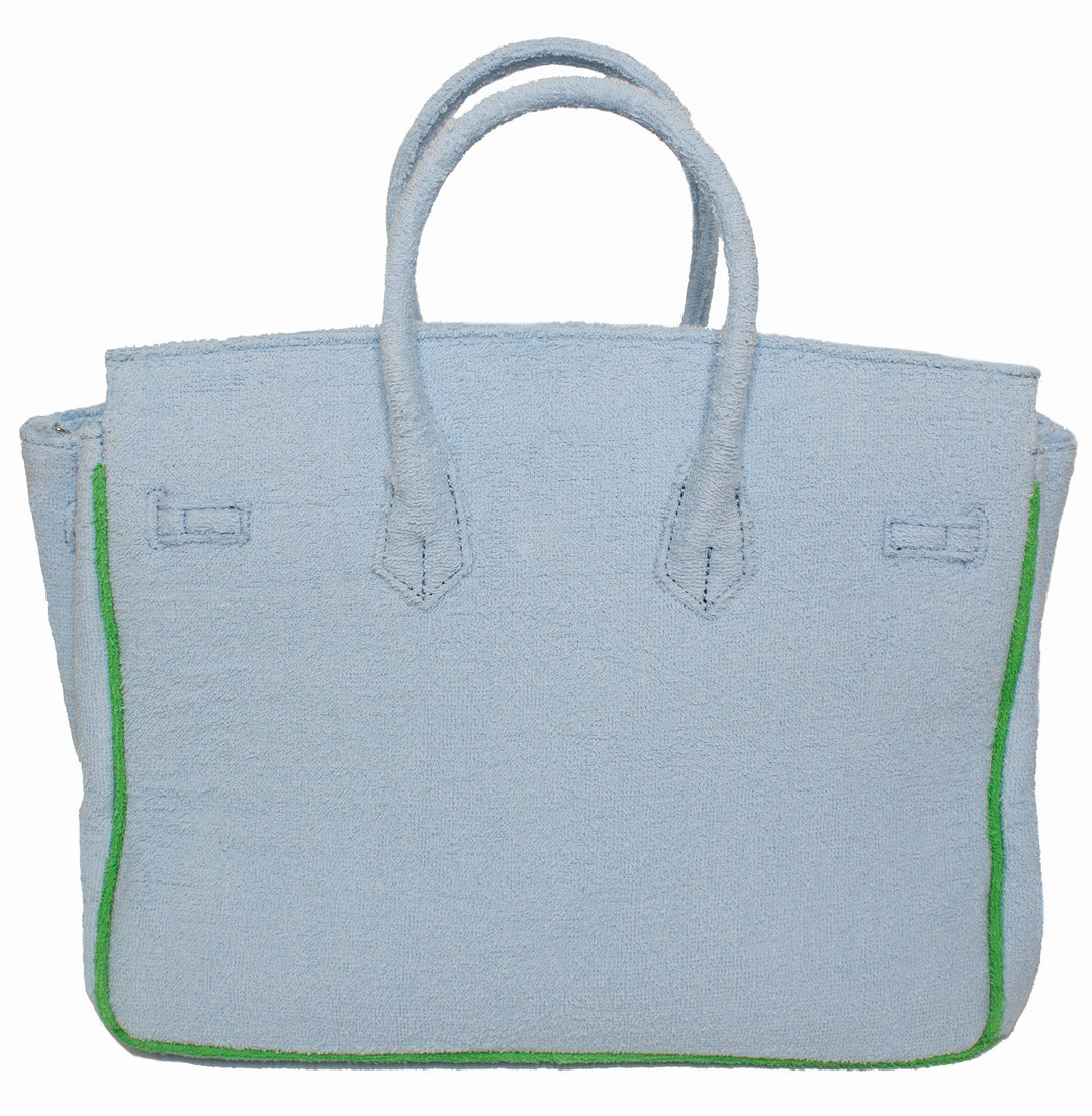 Seaside Terry Tote - Powder Blue Large