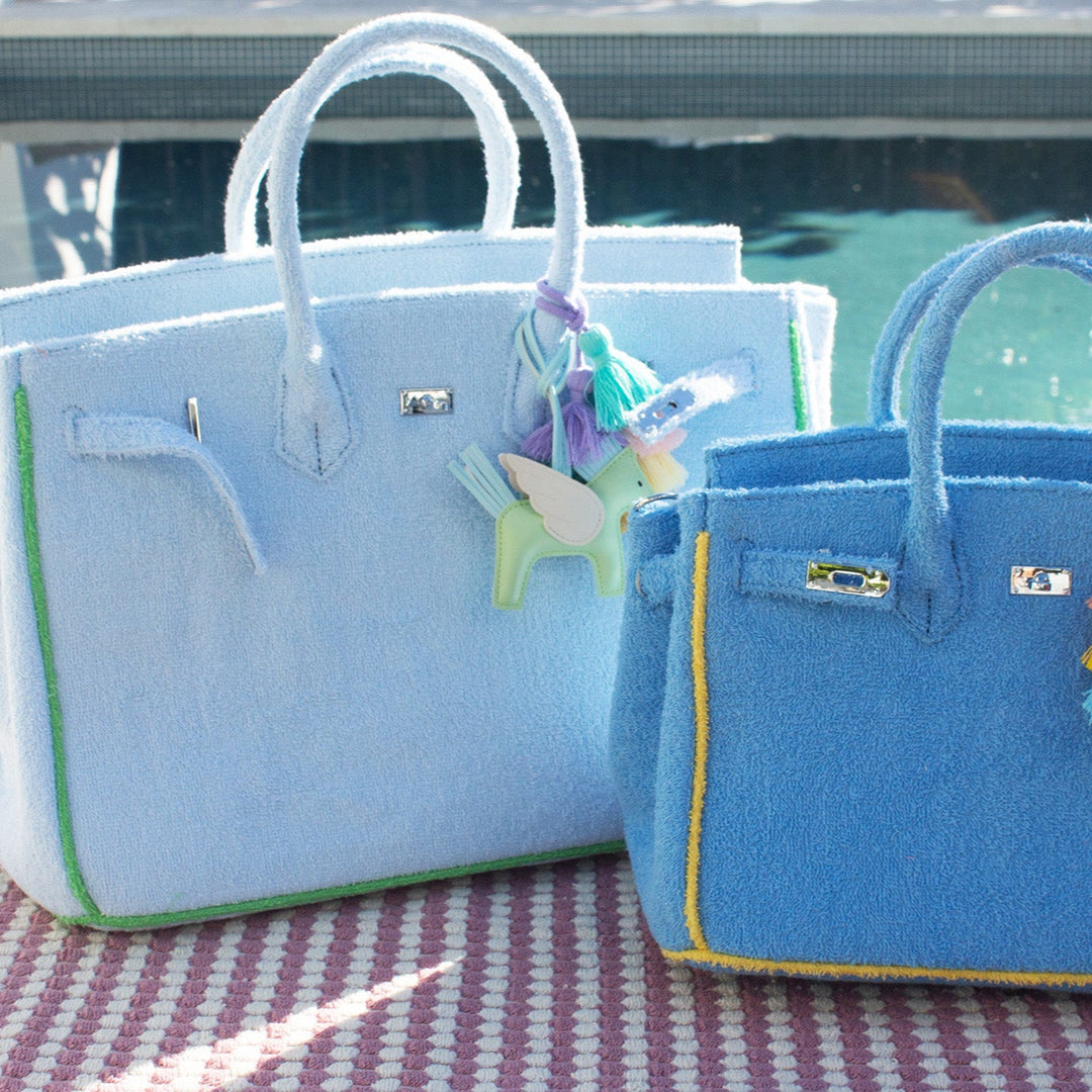 Seaside Terry Tote - Powder Blue Large