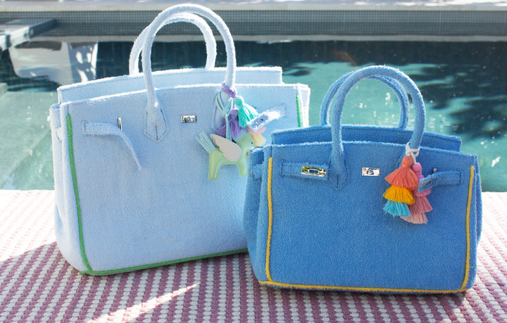 Seaside Terry Tote - Powder Blue Large