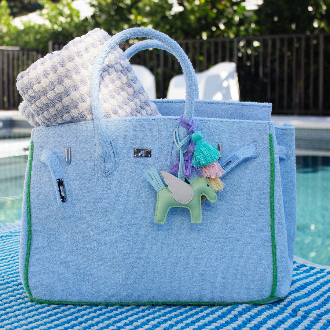 Seaside Terry Tote - Powder Blue Large