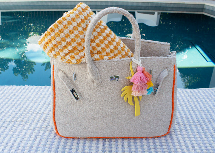 Seaside Terry Tote - Tan Large