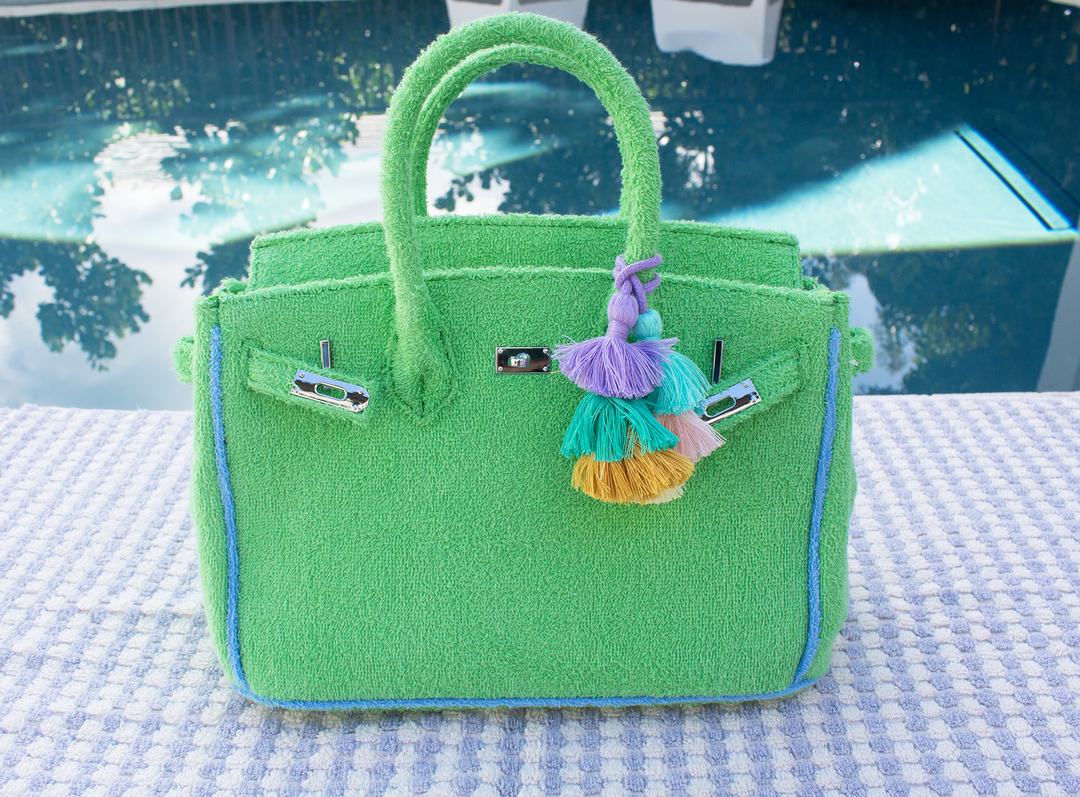 Seaside Terry Tote - Lime Small