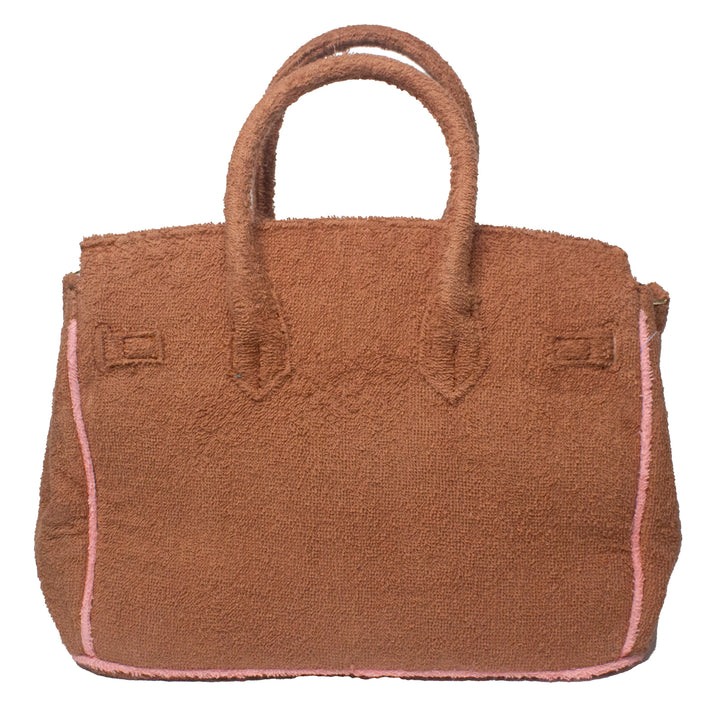 Seaside Terrycloth Tote - Camel Small