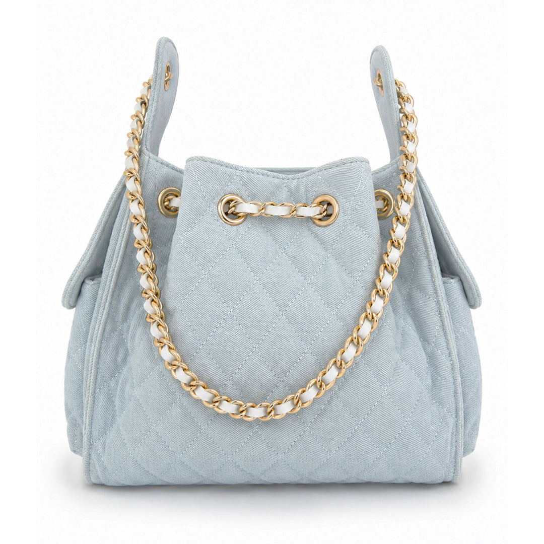 Bayshore Bucket Small - Light Wash Denim