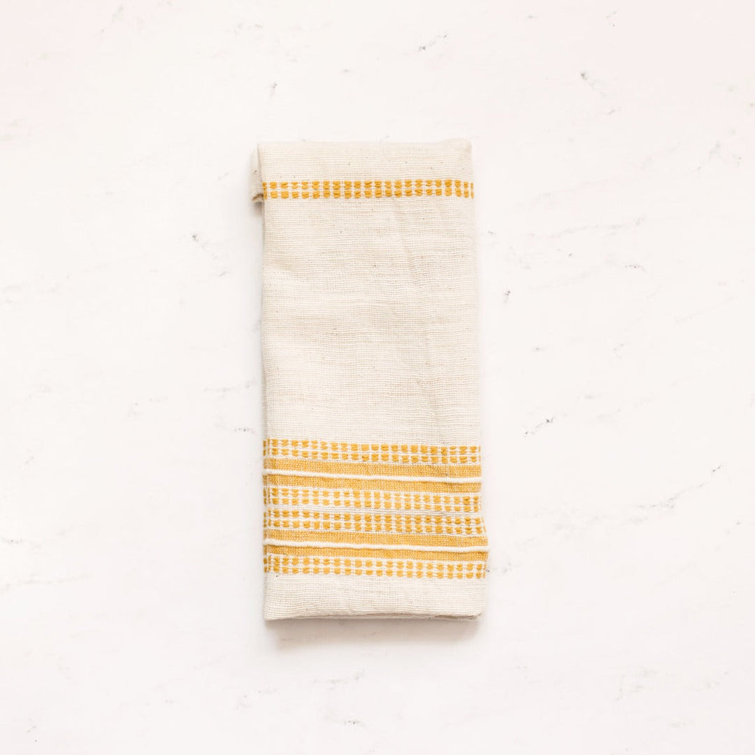 Aden Napkins, Natural / Gold - set of 4