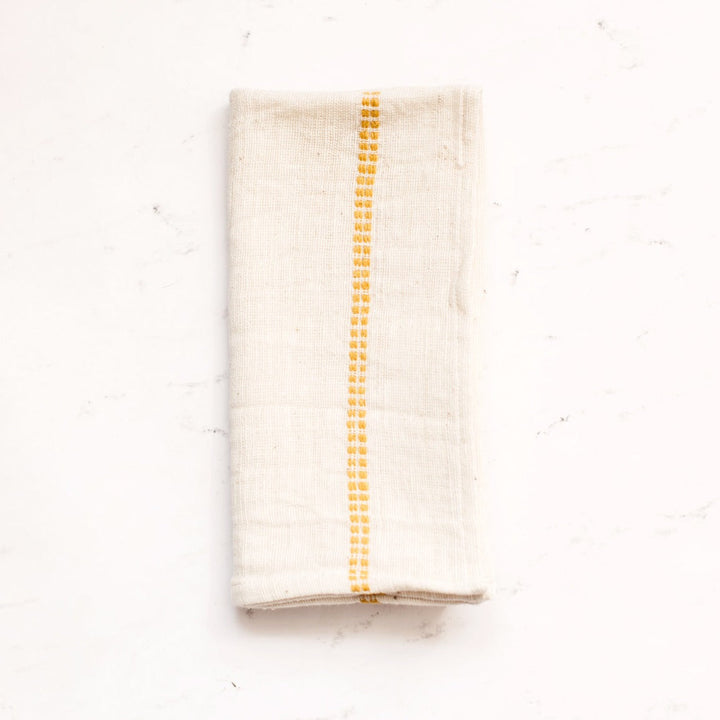 Aden Napkins, Natural / Gold - set of 4