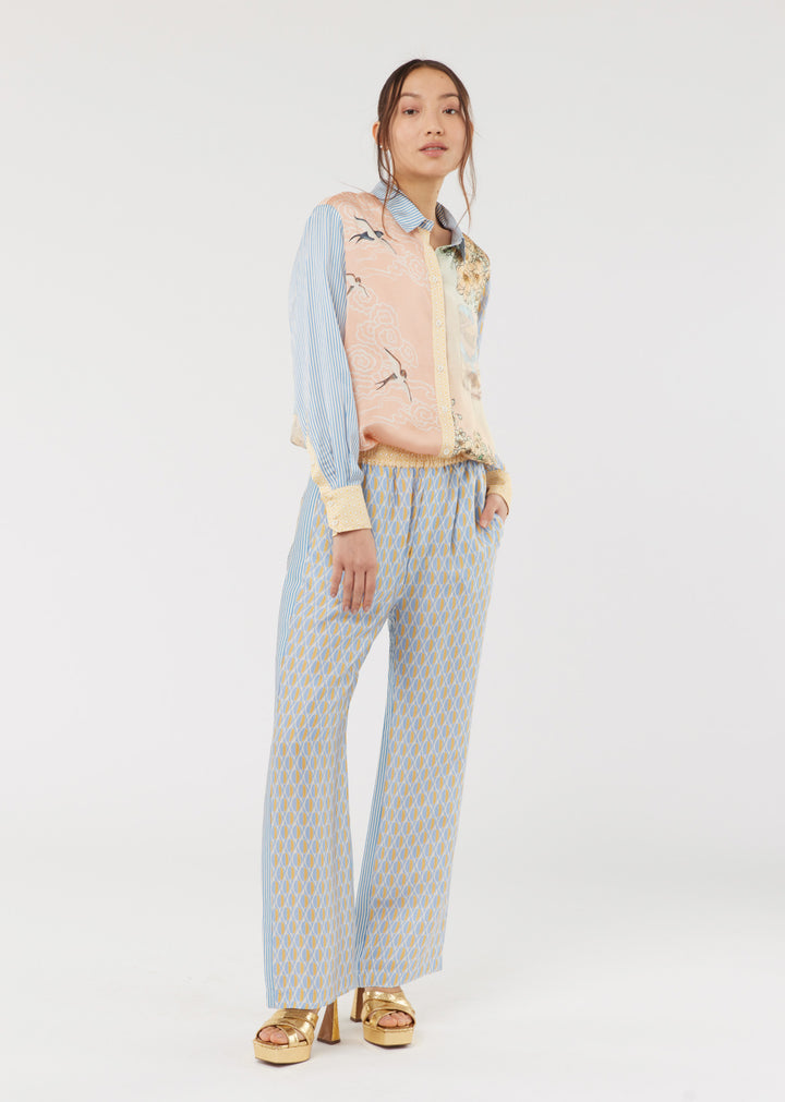 Bailey Straight Leg Romance Printed Pants