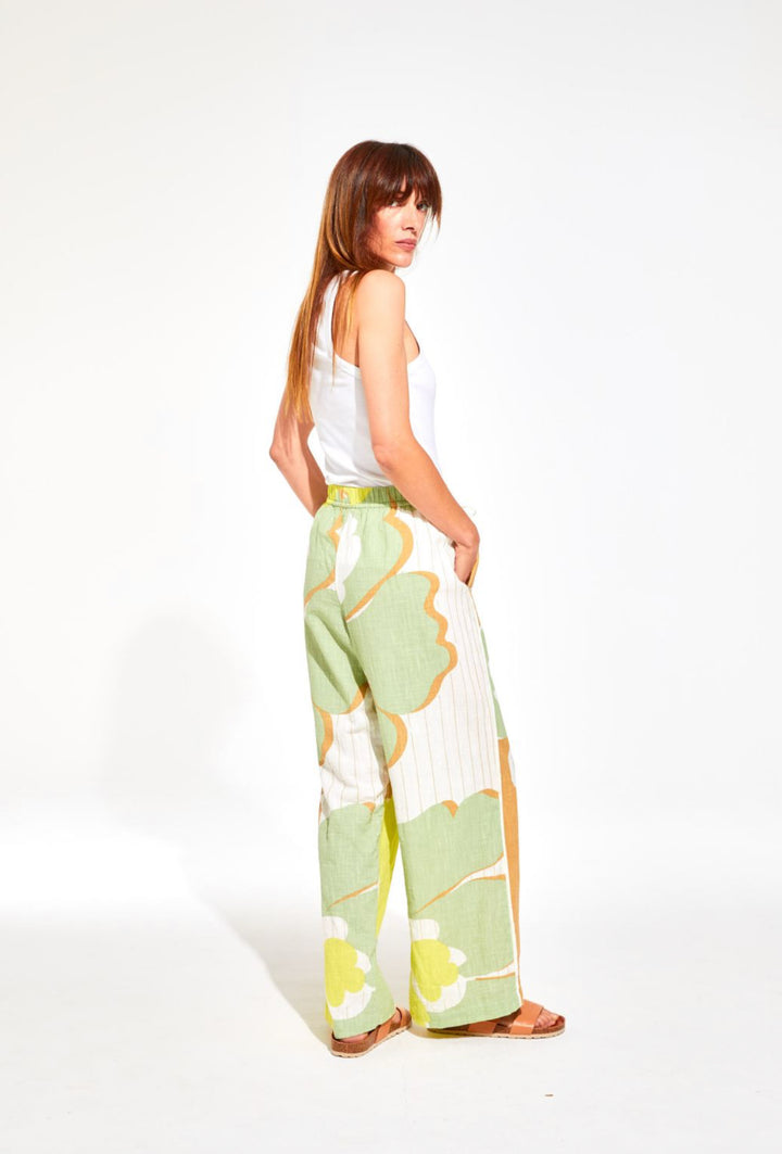 Max Anemone Lime Pants