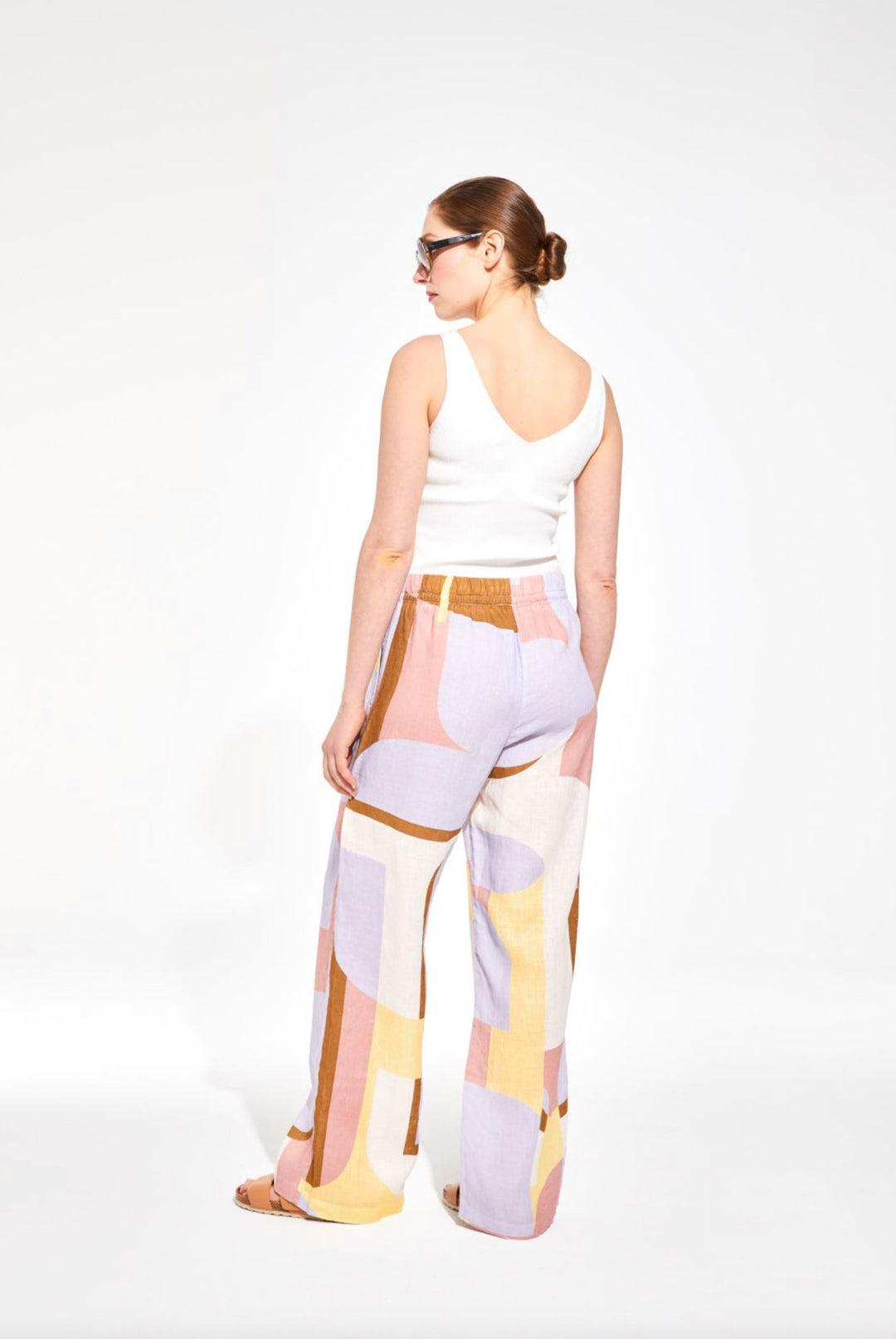 Max Aura Lavender Colorblock Pants