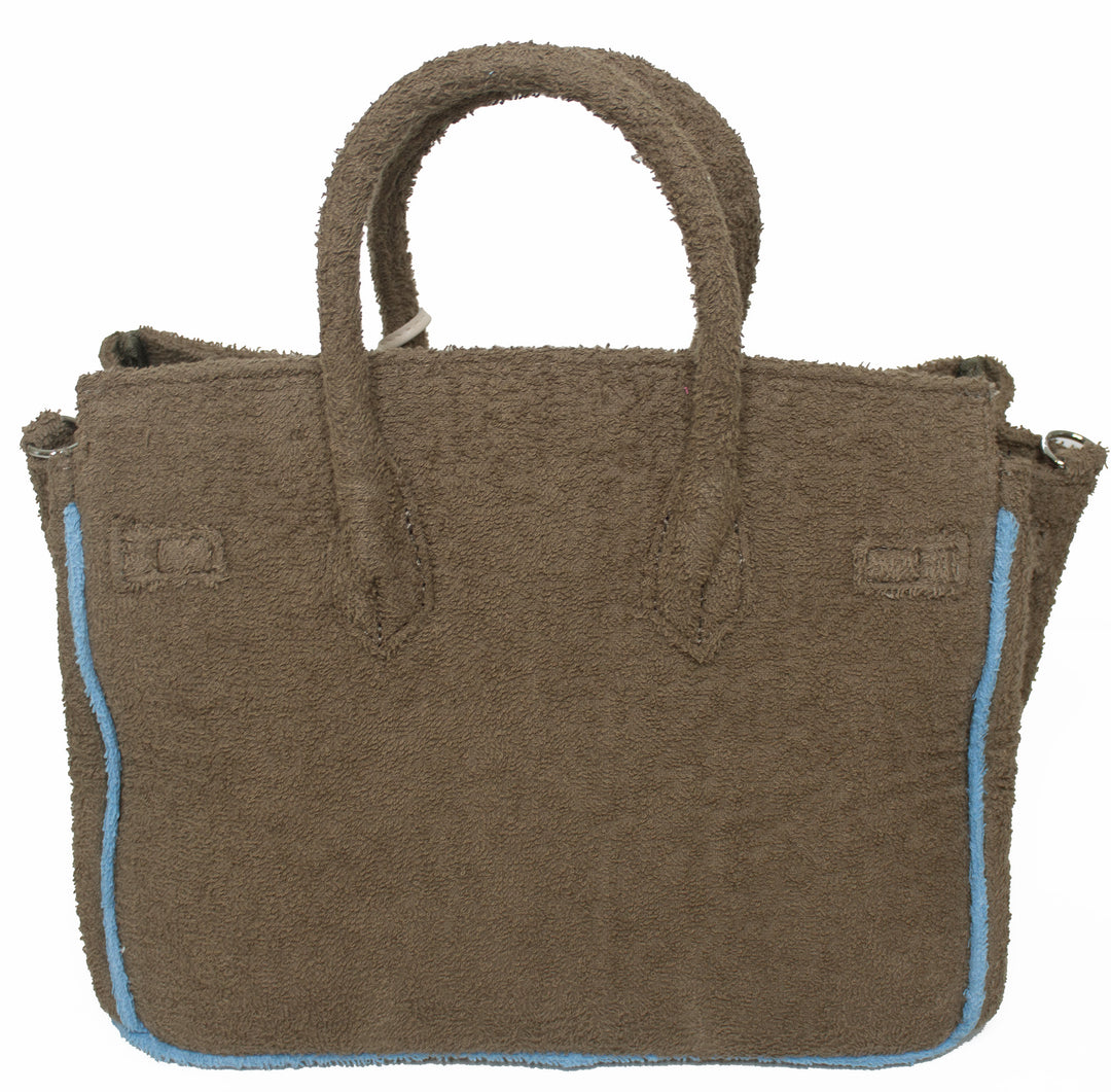 Seaside Terrycloth Tote - Tobacco Small