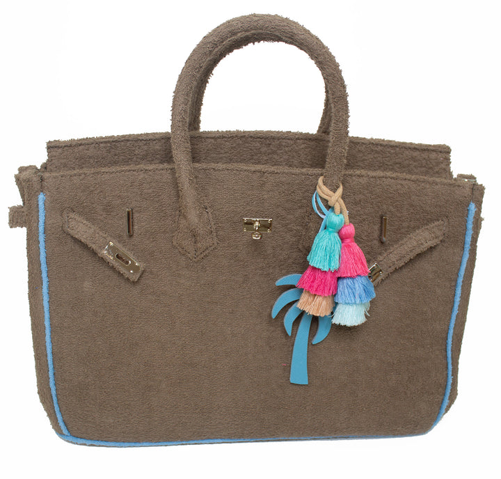 Seaside Terrycloth Tote - Tobacco Large
