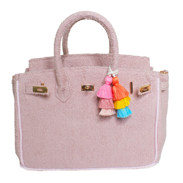 Seaside Terrycloth Tote -Dusty Rose Small