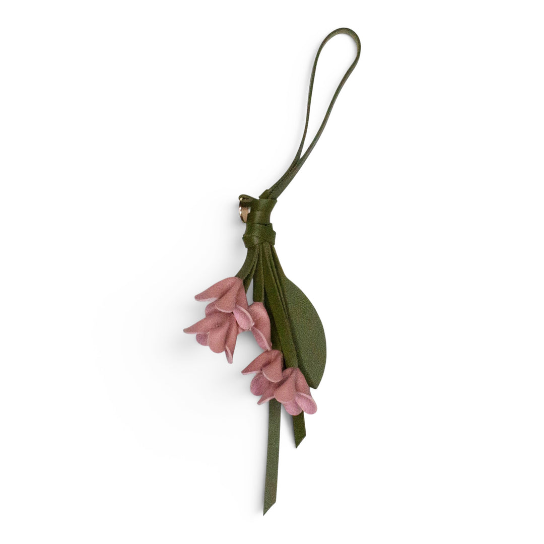 Falling Orchid Flower Charm