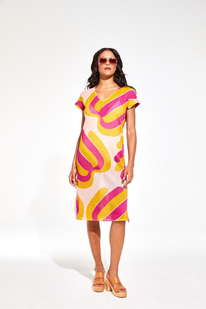 Franca Module Dress- Pink