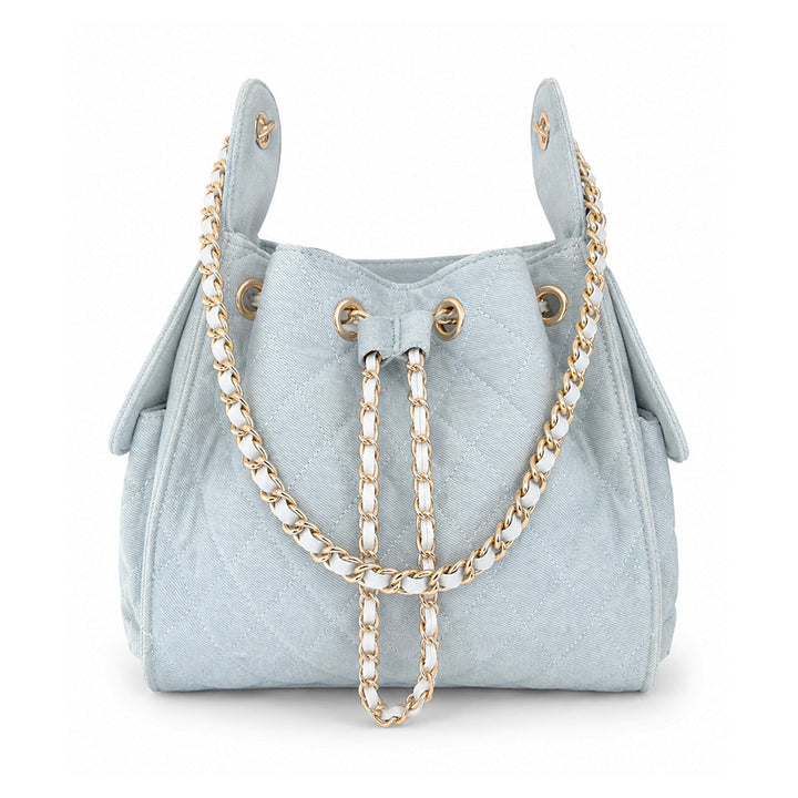 Bayshore Bucket Small - Light Wash Denim