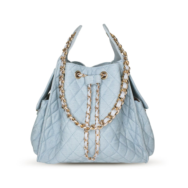 Bayshore Bucket Small - Light Wash Denim