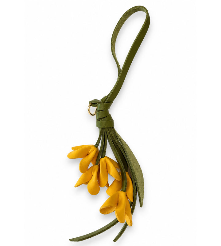 Falling Orchid Flower Charm