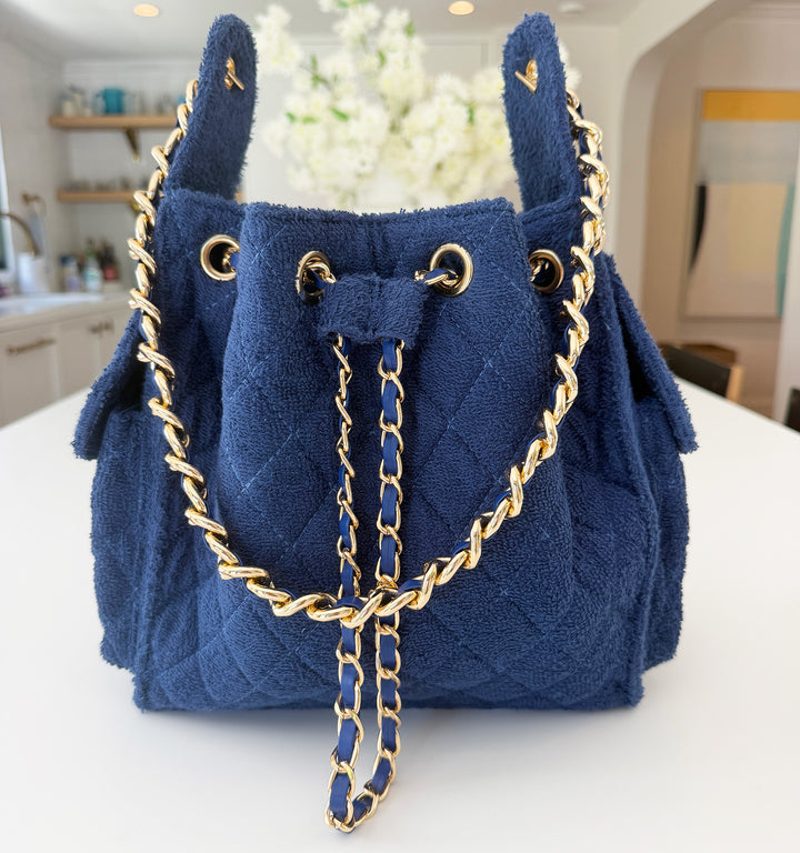 Bayshore Bucket  Small - Navy