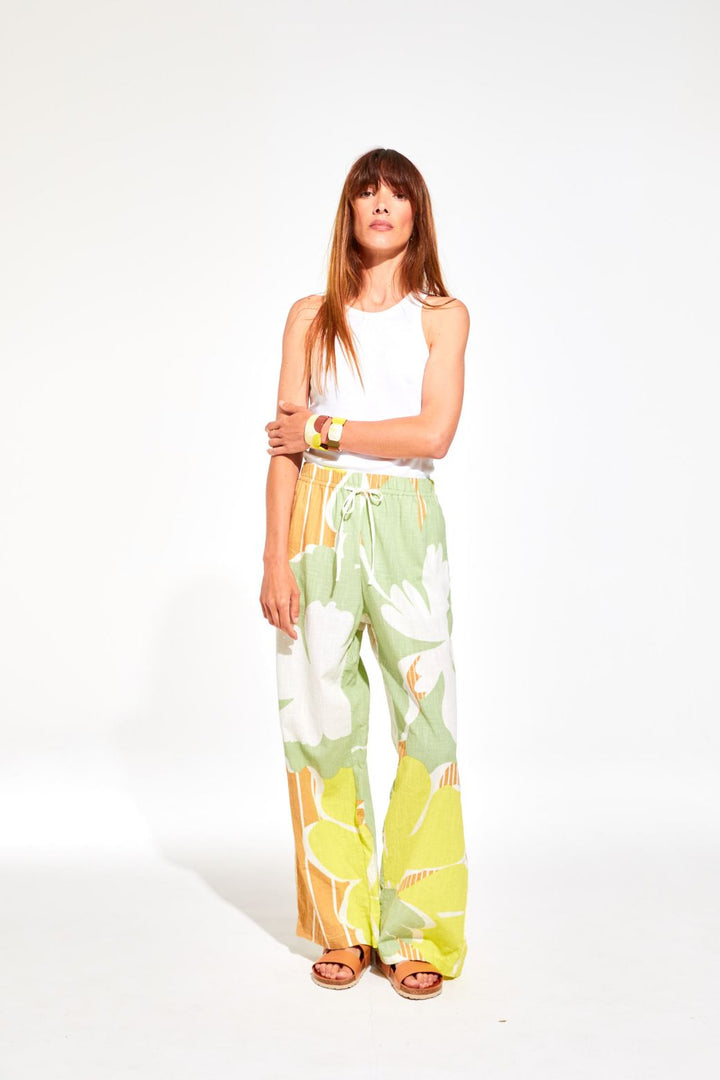 Max Anemone Lime Pants