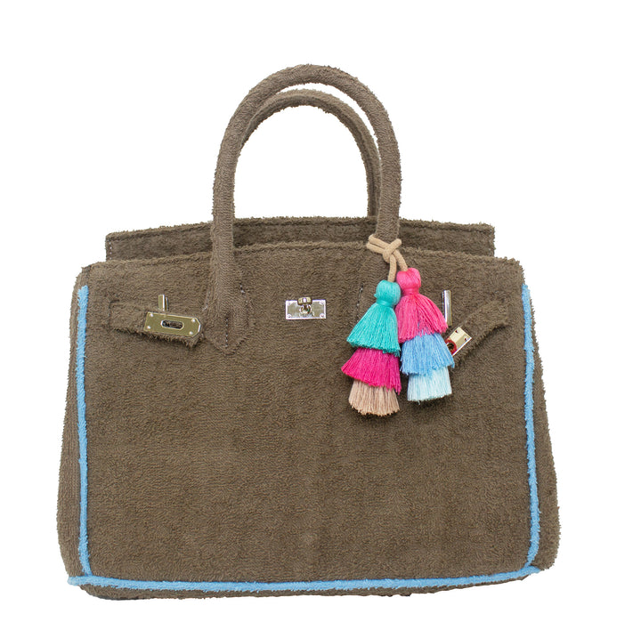 Seaside Terrycloth Tote - Tobacco Small