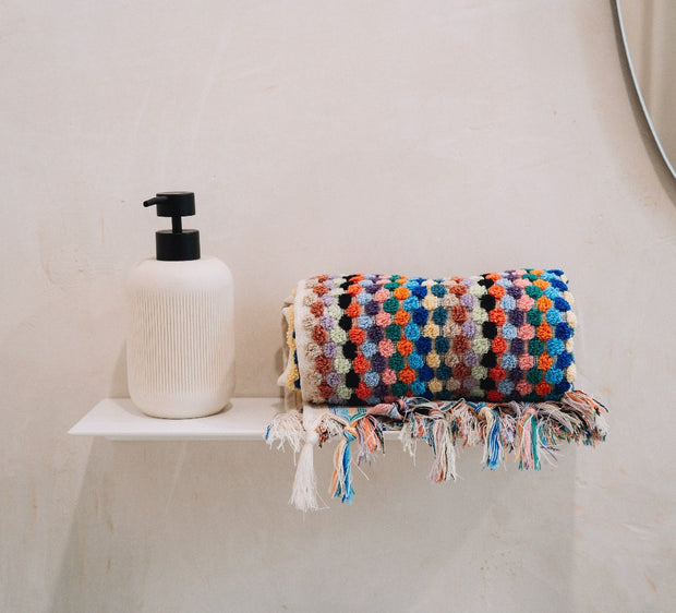 Pom Pom Turkish Hand Towel - Multi