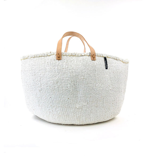 Mifuko - Extra Extra Large White Basket with Handles